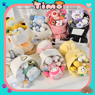 Hoa Gấu Bông Bó To Quà Tặng Sinh Nhật Bạn Gái Bạn Thân Cho Nữ 20/10-8/3 Timo QT32