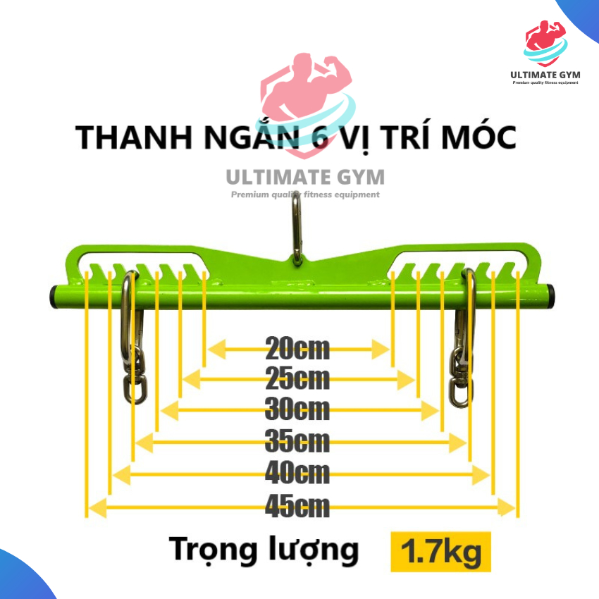 [Bán lẻ] Power grip, cable attachment lat pull downbackrow, dụng cụ