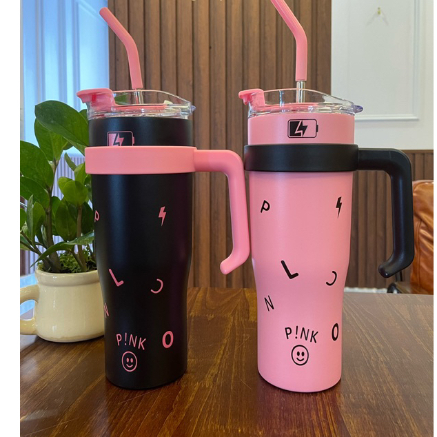 Cốc Giữ Nhiệt Sanrio 1200ml Có Cốc đựng Nước đá Bằng Thép Không Gỉ Có ống Hút Cốc Cách Nhiệt Tặng kèm túi trong cỡ lớn