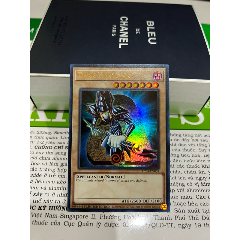 Thẻ Bài Yugioh: Dark Magician LC01-EN005 Phù Thuỷ Bóng Đêm Ultra Rare | Shopee Việt Nam
