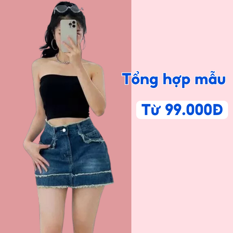 Quần jean ống rộng Nữ