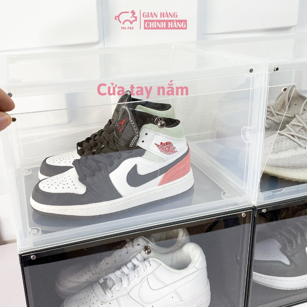 Ảnh Combo 5 hộp đựng giày trong suốt PIG POX Sneaker Box V1 3