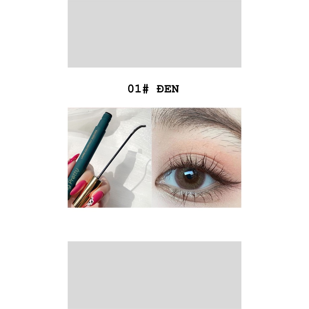 Mascara GlamColour Đầu Mảnh Chuốt Mi Cong Và Dày Tự Nhiên Chống Thấm Nước MCR02
