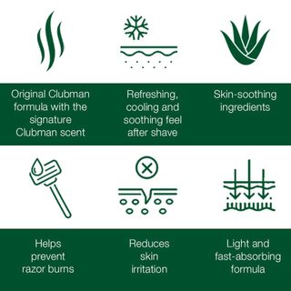 Dưỡng da sau cạo râu Clubman Pinaud Aftershave Lotion 177ml