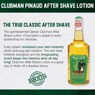Dưỡng da sau cạo râu Clubman Pinaud Aftershave Lotion 177ml
