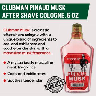 Dưỡng da sau cạo râu Clubman Pinaud Aftershave Lotion Musk 177ml