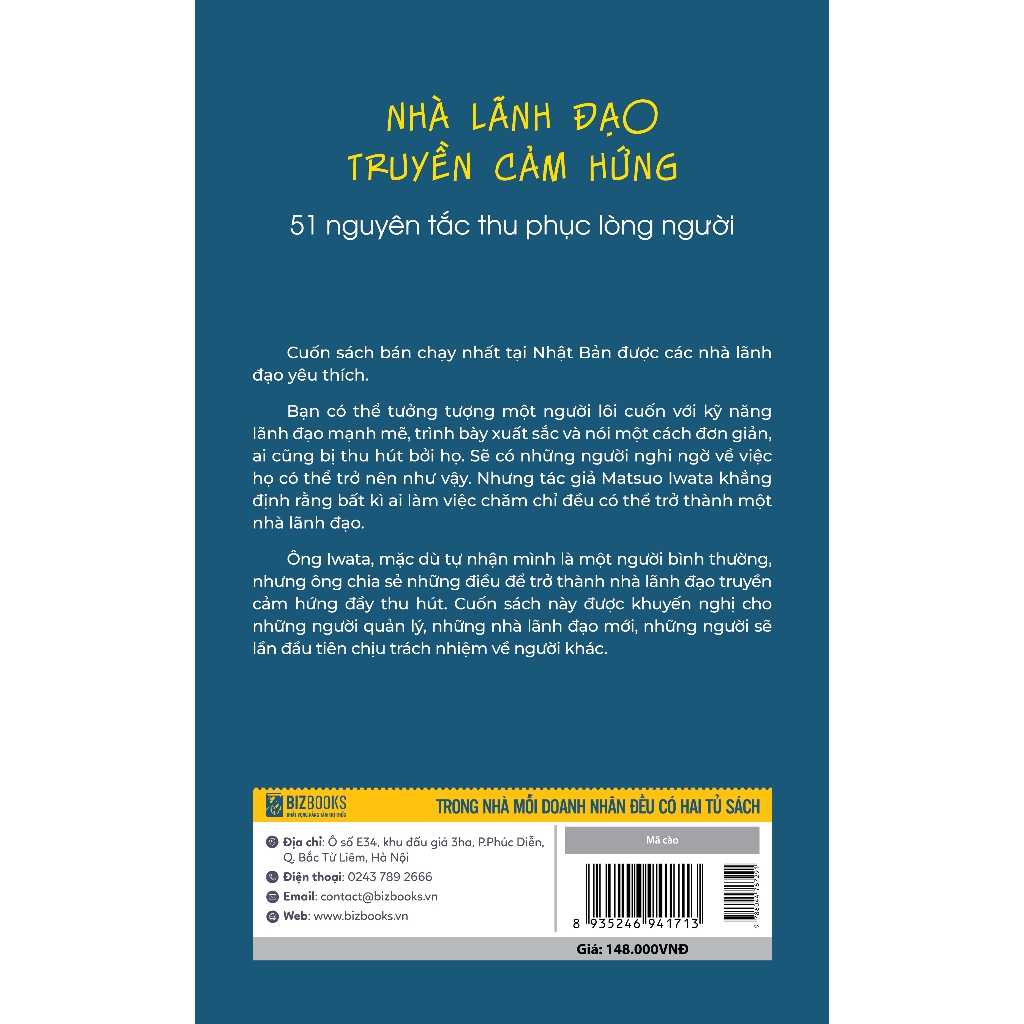 Sách Nhà Lãnh Đạo Truyền Cảm Hứng: 51 Nguyên Tắc Thu Phục Lòng Người - Bizbooks