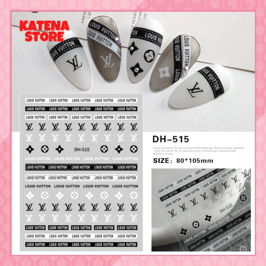 MÃ 515 - Sticker Dán Nail 3D Dạng Decal Dán Chống Nước, Hoạ Tiết Thương ...