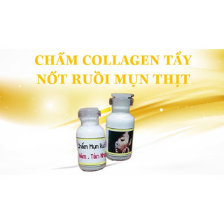Chấm Collagen Tẩy Nốt Ruồi Tại Nhà, Tàn Nhang Mụn Cóc. Đồi Mồi, Mụn Cơm Mụn Dư  Mắc Cá Chân