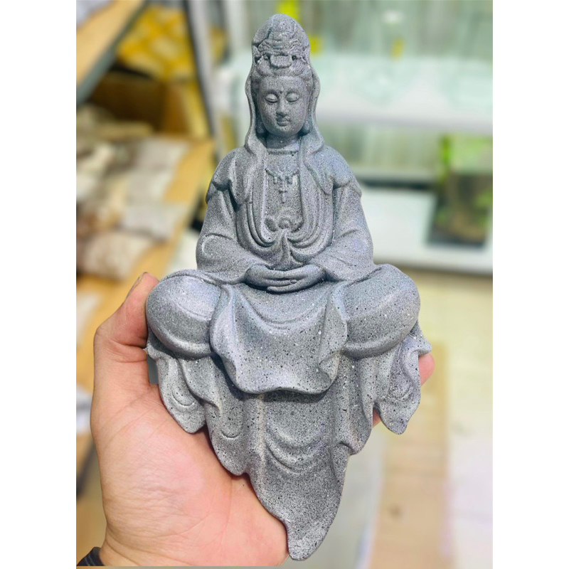 Mẫu Tượng Phật Quan Âm Thiền Trang Trí Tiểu Cảnh - Bán Cạn - DIY