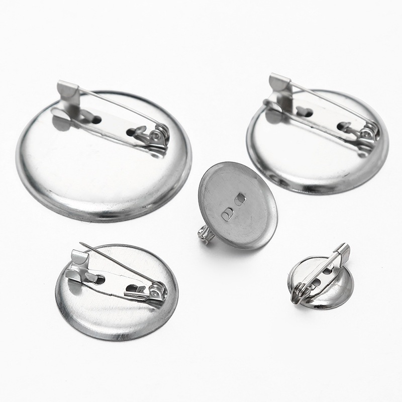 Phôi ghim cài áo có giá đỡ tròn (10 cái) | Shopee Việt Nam