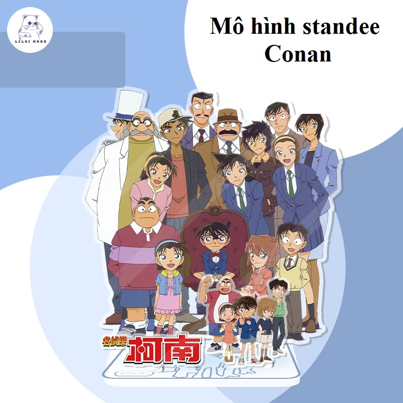 Mô hình Conan Thám Tử Lừng Danh | Standee Mô hình nhân vật đứng 3 mảnh ...