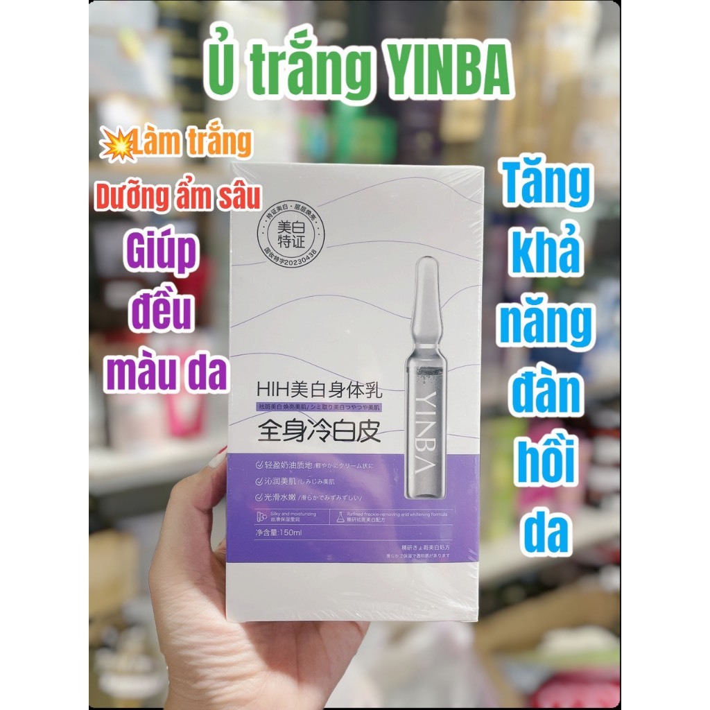 [GIÁ SỐC] Mặt Nạ Ủ Trắng Body YINBA 150ml Giúp Da Mềm Mịn Trắng Sáng Hàng Chuẩn Nội Địa UTBD01