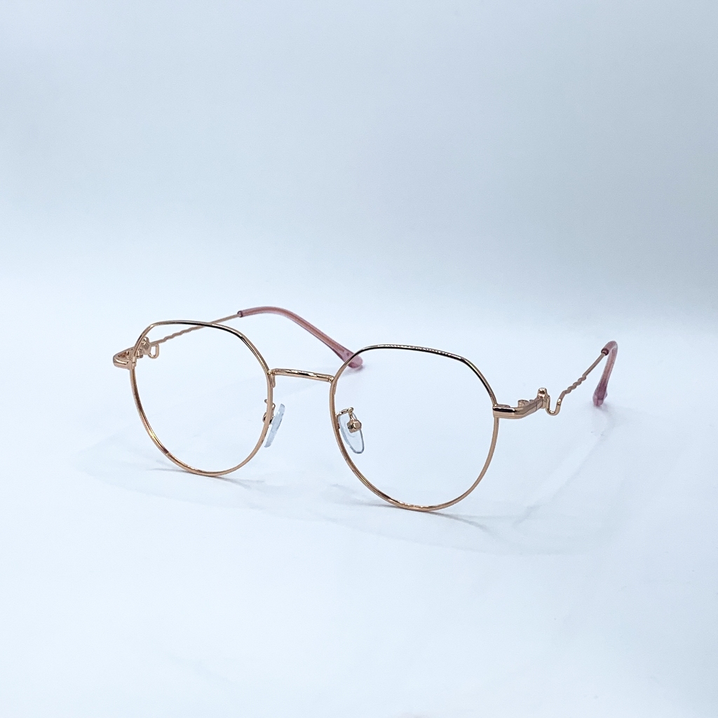Gọng kính cận, giả cận thời trang LemonEyewear kim loại mắt tròn độc đáo LE2298