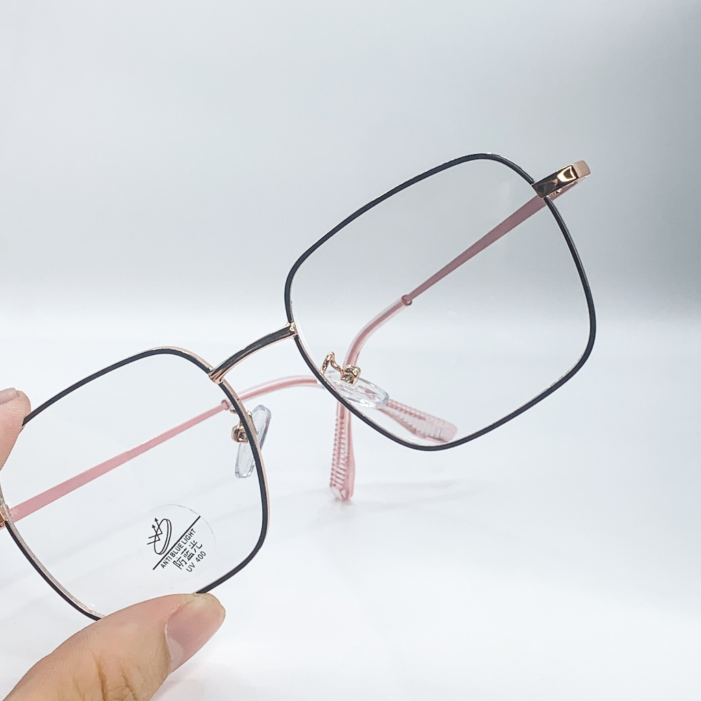 Gọng Kính Cận Mắt Vuông Thời Trang Chất liệu Kim Loại Unisex LemonEyewear LE20053