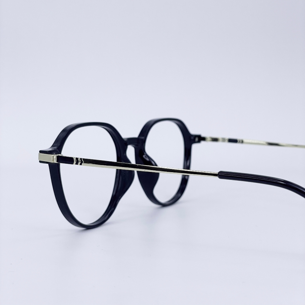 Gọng kính cận mắt tròn LemonEyewear càng kim loại thời trang unisex LE83063