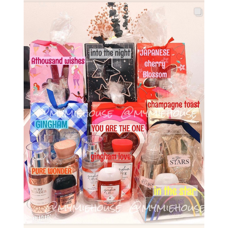 SET XỊT THƠM BODY MIST MINI BATH AND BODY WORKS ( set quà siêu xinh