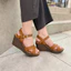 Sandal đế xuồng 8cm siêu nhẹ siêu bền Kosu KS-23004, Xăng đan công sở chống thấm nước đi mưa, đi bộ chính hãng Nhật Bản