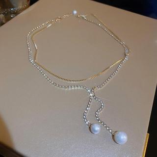 [🔥XƯỞNG SALE SẬP SÀN🔥] Dây Chuyền Vòng Cổ Hai Lớp Đính Ngọc Cao Cấp Lấp Lánh Đi Tiệc Cực Sang N248