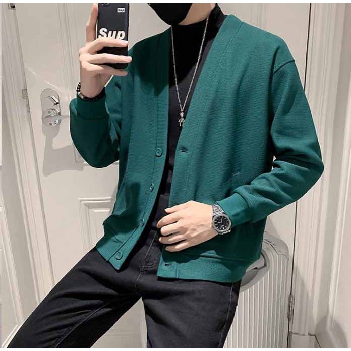 Áo khoác nỉ Cardigan R nỉ ngoại mềm mịn, áo khoác thời trang nam nữ siêu xinh - unisex K1