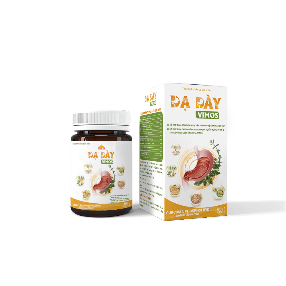 Dạ Dày Vimos thượng vị acid dạ dày đầy bụng ợ hơi ợ chua viêm loét dạ dày, đầy bụng