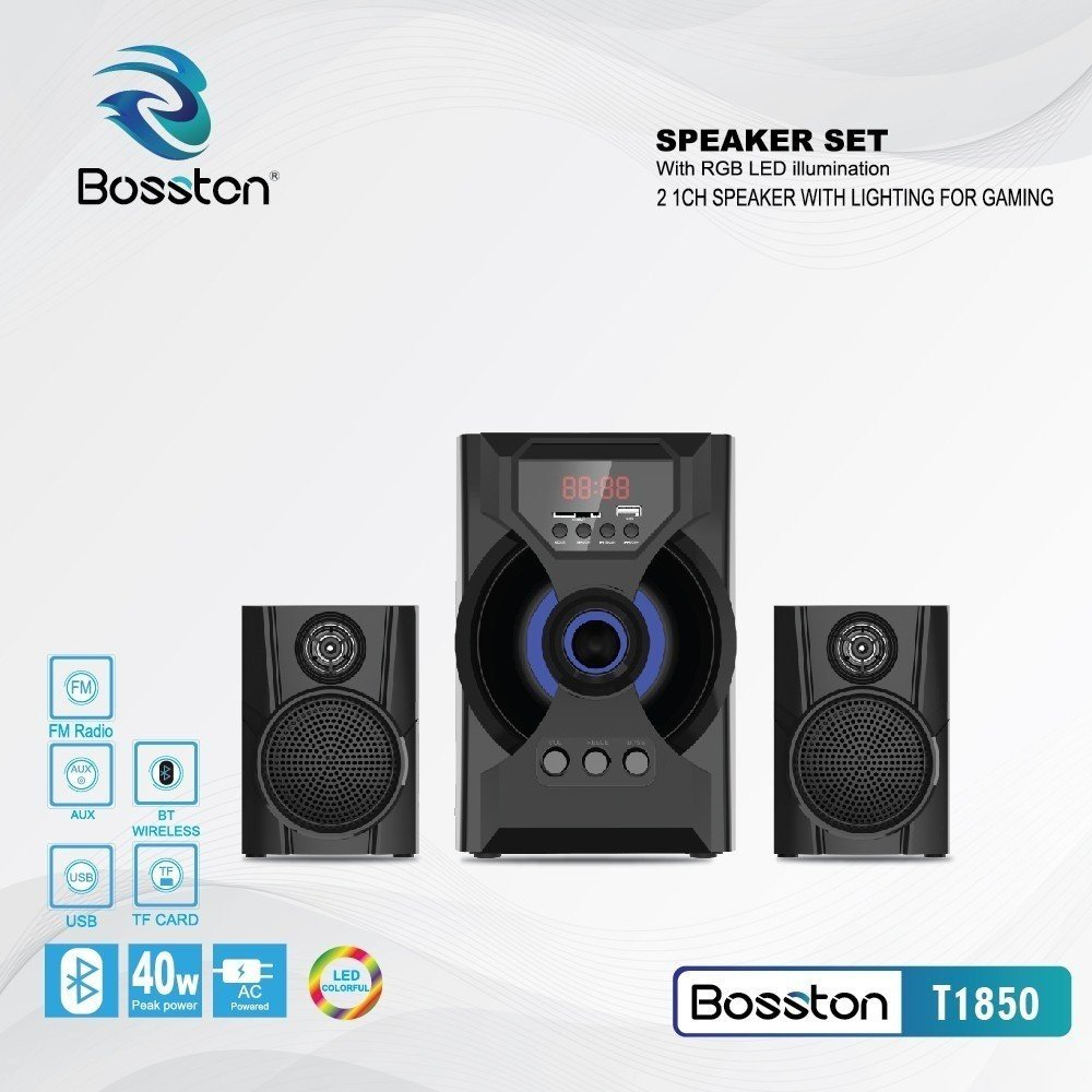 Loa vi tính Bosston T1850-BT Công suất 40W, Bluetooth, USB, thẻ ...