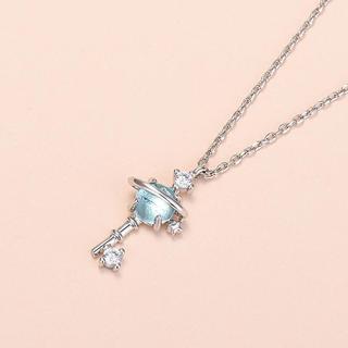 [🔥XƯỞNG SALE 9K 🔥] Dây Chuyền Vòng Cổ Lolita Mặt Đá Pha Lê Xanh Họa Tiết Hành Tinh Cho Nữ N202