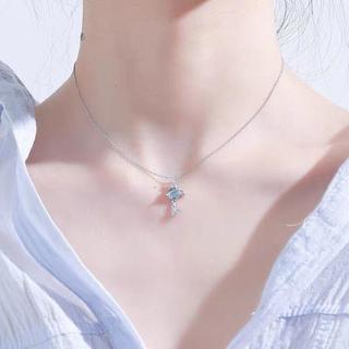 [🔥XƯỞNG SALE 9K 🔥] Dây Chuyền Vòng Cổ Lolita Mặt Đá Pha Lê Xanh Họa Tiết Hành Tinh Cho Nữ N202