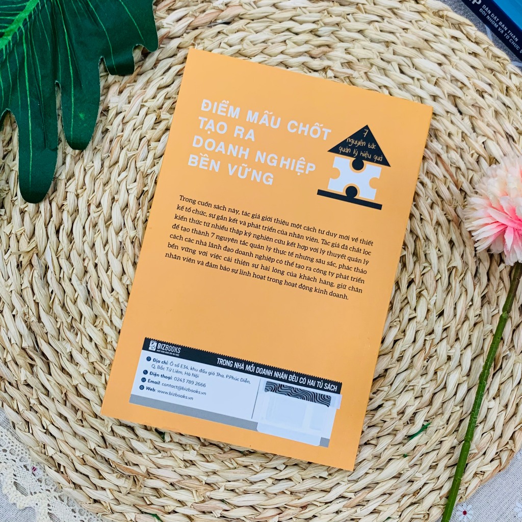 Sách Điểm Mấu Chốt Tạo Ra Doanh Nghiệp Bền Vững: 7 Nguyên Tắc Quản Lý Hiệu Quả - Bizbooks