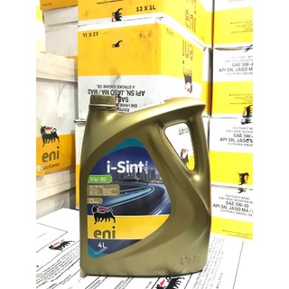 (Nhập khẩu) Nhớt Eni I-Sint Pro Light 5W30 cho xe oto / xe du lịch động cơ xăng / dầu diesel