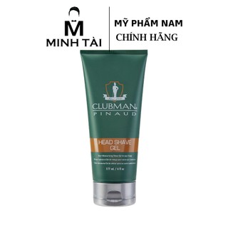 Gel cạo tóc Clubman Pinaud Head Shave Gel 177ml