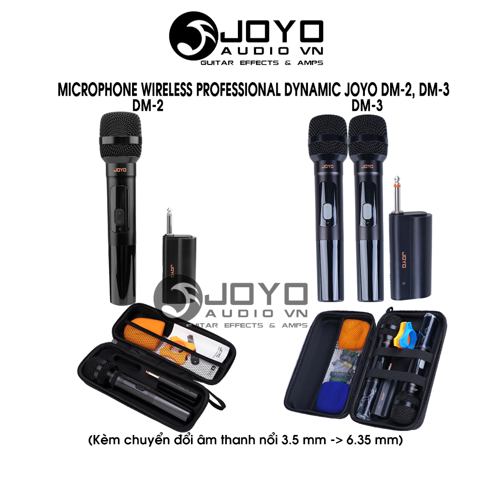 JOYO DM-SERIES WIRELESS DYNAMIC MICROPHONE- Mic Không Dây Dynamic ...