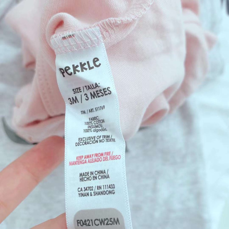 [MD37] link212/18-18/24M Body suit/ áo liền thân ngắn tay PeKKLe cotton organic xuất xịn