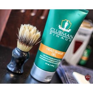 Gel cạo tóc Clubman Pinaud Head Shave Gel 177ml