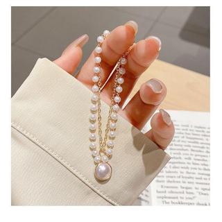 [🔥XƯỞNG SALE 9K 🔥] Dây chuyền Đính Hạt Châu Tiểu Thư, Vòng Cổ Đôi Phong Cách Hàn Quốc