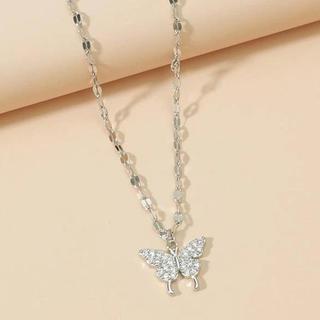 [🔥XƯỞNG SALE 11K🔥] Dây Chuyền Vòng Cổ Titan Mạ Vàng/Bạc Không Gỉ Hồ Điệp Đính Đá Cao Cấp Lấp Lánh