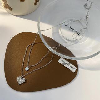[🔥XƯỞNG SALE SẬP SÀN🔥] Dây Chuyền Trái Tim 2 Tầng Lấp Lánh Cho Nữ N128
