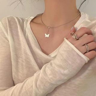 [🔥XƯỞNG SALE 11K 🔥] Dây Chuyền Vòng Cổ Hợp Kim Mặt Hình Bướm Thời Trang Phong Cách Nhật Hàn N216