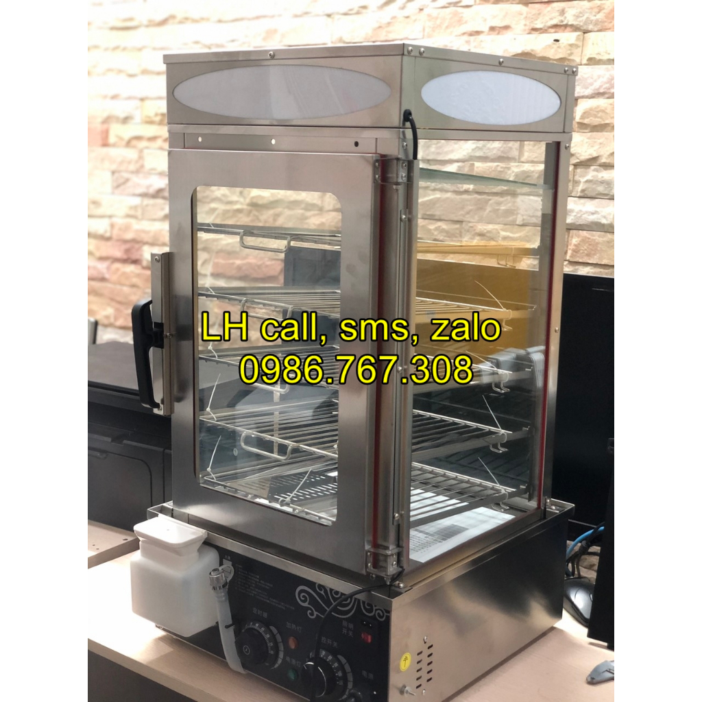 Tủ Hấp Nóng Bánh Giò, Bánh Bao, Bánh Cuốn, Tủ Hấp 5 Tầng Khay Inox Tủ ...