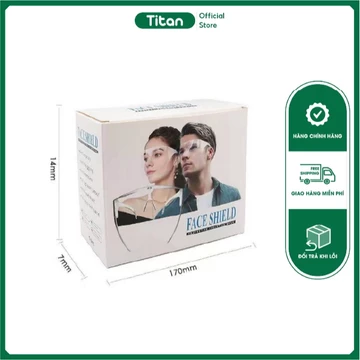 Kính chắn giọt bắn phòng dịch bảo hộ Full Face trong suốt, kính mặt nạ chống dịch bảo hộ sức khỏe
