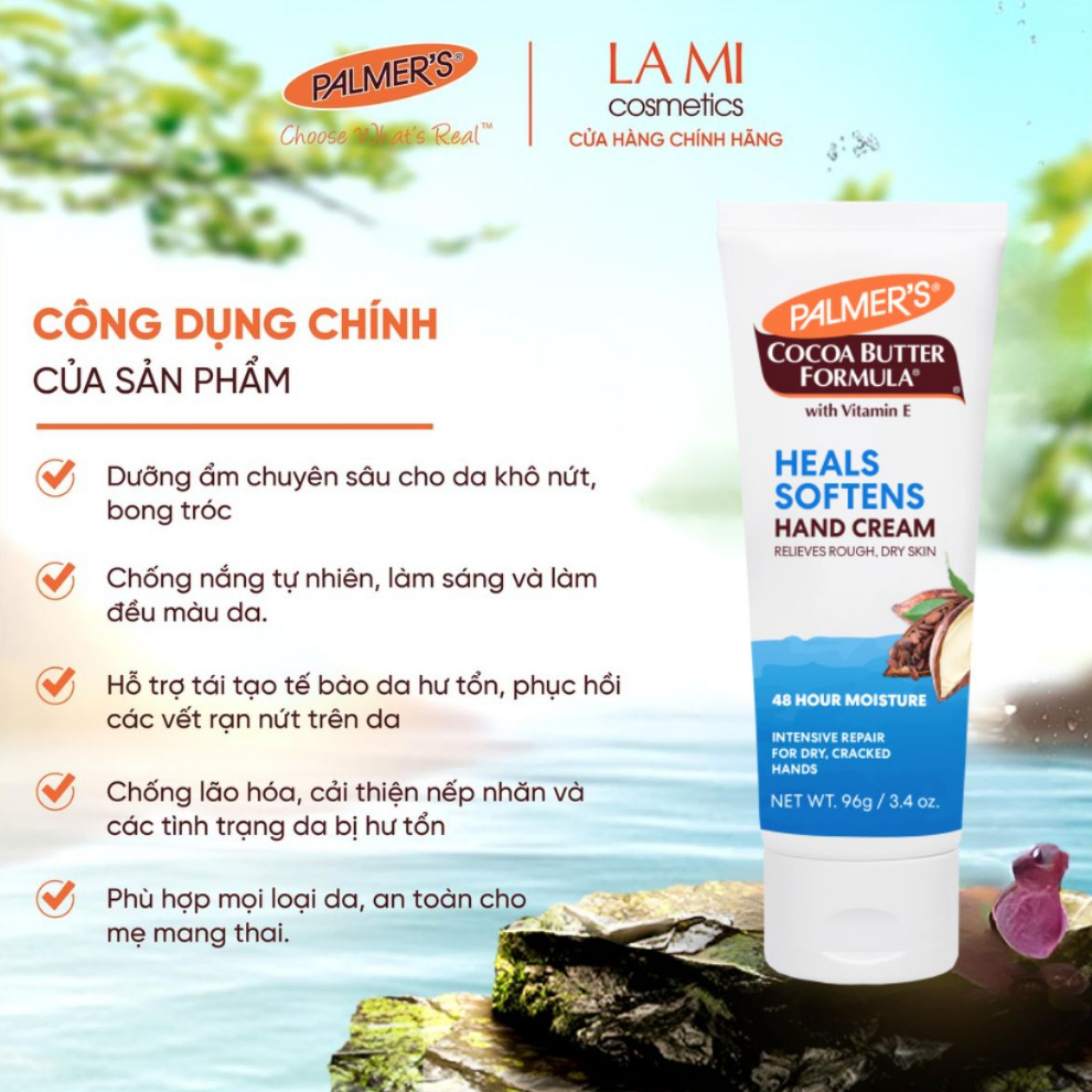 Ảnh Kem dưỡng da tay Bơ CaCao mềm mịn cho da khô Palmer's 96g 3