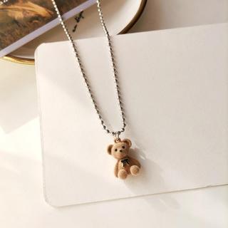 [🔥XƯỞNG SALE 9K 🔥] Vòng Cổ Dây Chuyền Mặt Gấu Teddy Cá Tính Phong Cách Hàn Quốc Cho Nữ N207