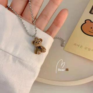 [🔥XƯỞNG SALE 9K 🔥] Vòng Cổ Dây Chuyền Mặt Gấu Teddy Cá Tính Phong Cách Hàn Quốc Cho Nữ N207