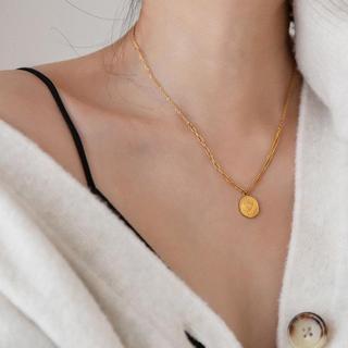 [🔥XƯỞNG SALE SẬP SÀN🔥] Dây Chuyền Hợp Kim Mạ Vàng Đồng Tiền Mặt Hoa Cá Tính Thời Trang N219