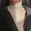 Vòng Cổ Dây Chuyền Choker Đính Đá Đi Tiệc Sang Trọng