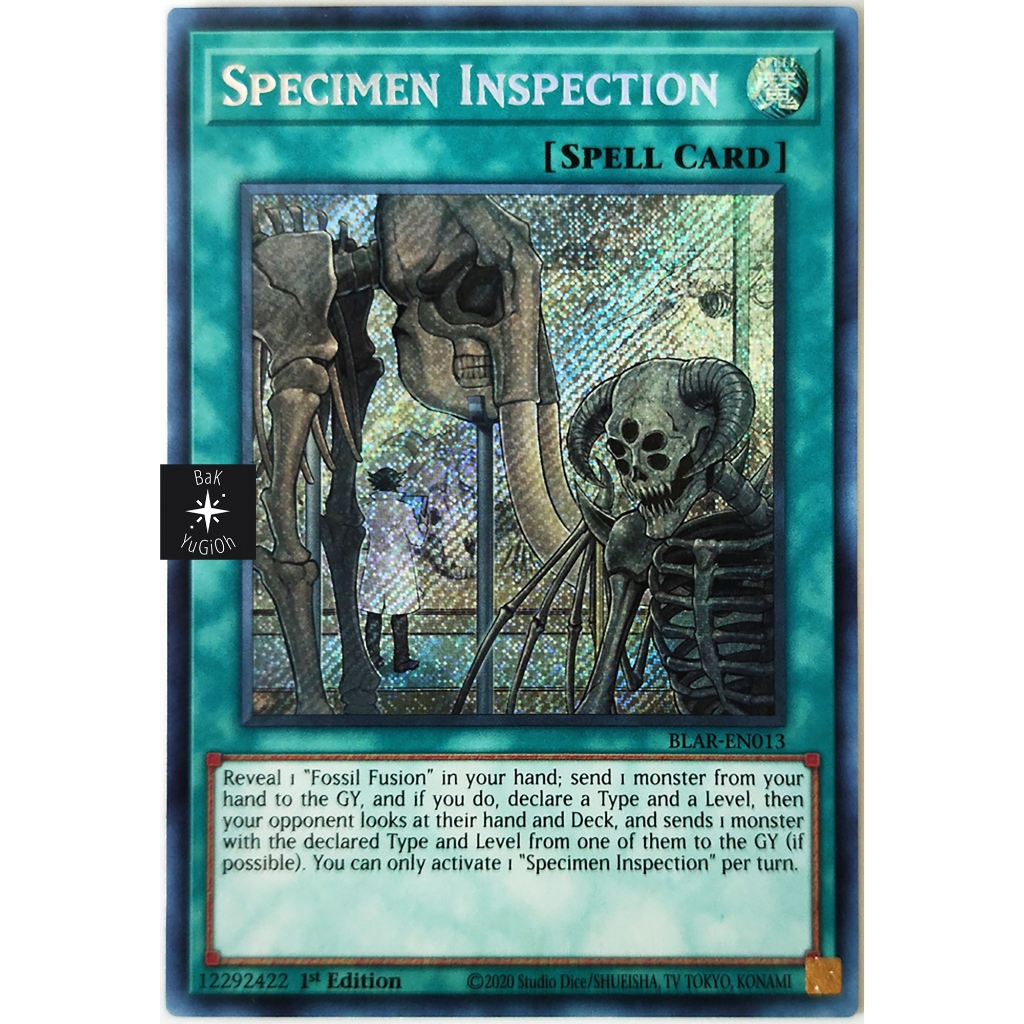 [Thẻ Yugioh] Specimen Inspection EN Secret Rare Shopee Việt Nam