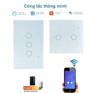 Công tắc ĐÈN thông minh Wifi Tuya Smart life vuông 86/CN 120(sản phẩm đòi hỏi hiểu kỹ thuật)