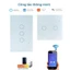Công tắc ĐÈN thông minh Wifi Tuya Smart life vuông 86/CN 120(sản phẩm đòi hỏi hiểu kỹ thuật)