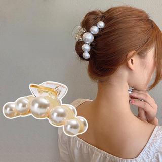 [🔥XƯỞNG SALE SẬP SÀN🔥] Kẹp Tóc Vàng Đính Hạt Châu Lớn Sang Trọng