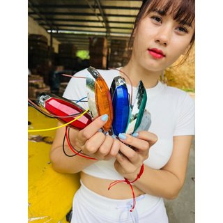 Đèn xe ô tô 2 chế độ sáng và nhấp nháy gắn thùng xe dùng chung điện 12v và 24v